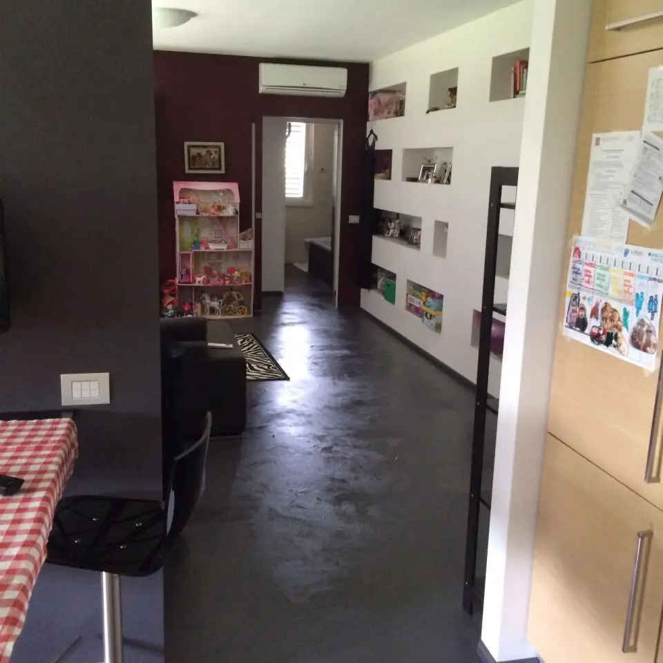 Pavimento in resina in appartamento