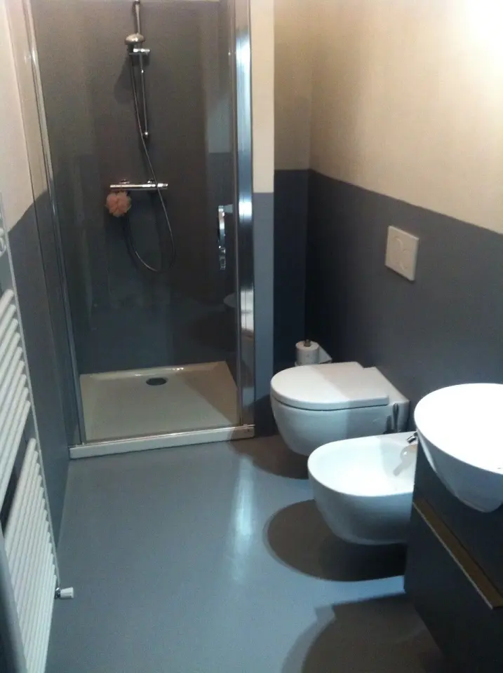 Bagno in resina