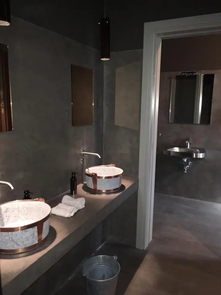 Bagno in resina